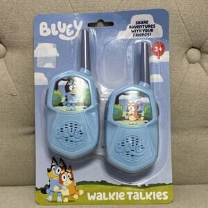 Bluey Walkie Talkies Bluey Bingo Model Easy Push-To-Talk Button Blue Ages 3+